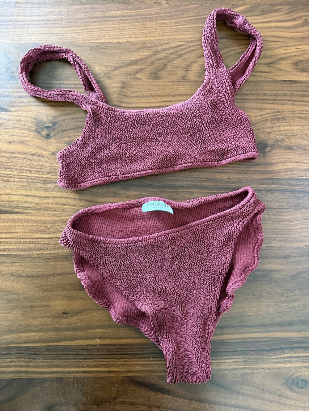 Youswim Aplomb standard Two-Piece Bikini Set in Garnet